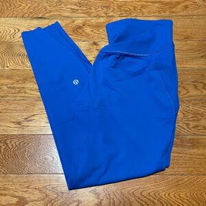 EUC Lululemon Base Pace High Rise HR Tight 25" Symphony Blue Size 8